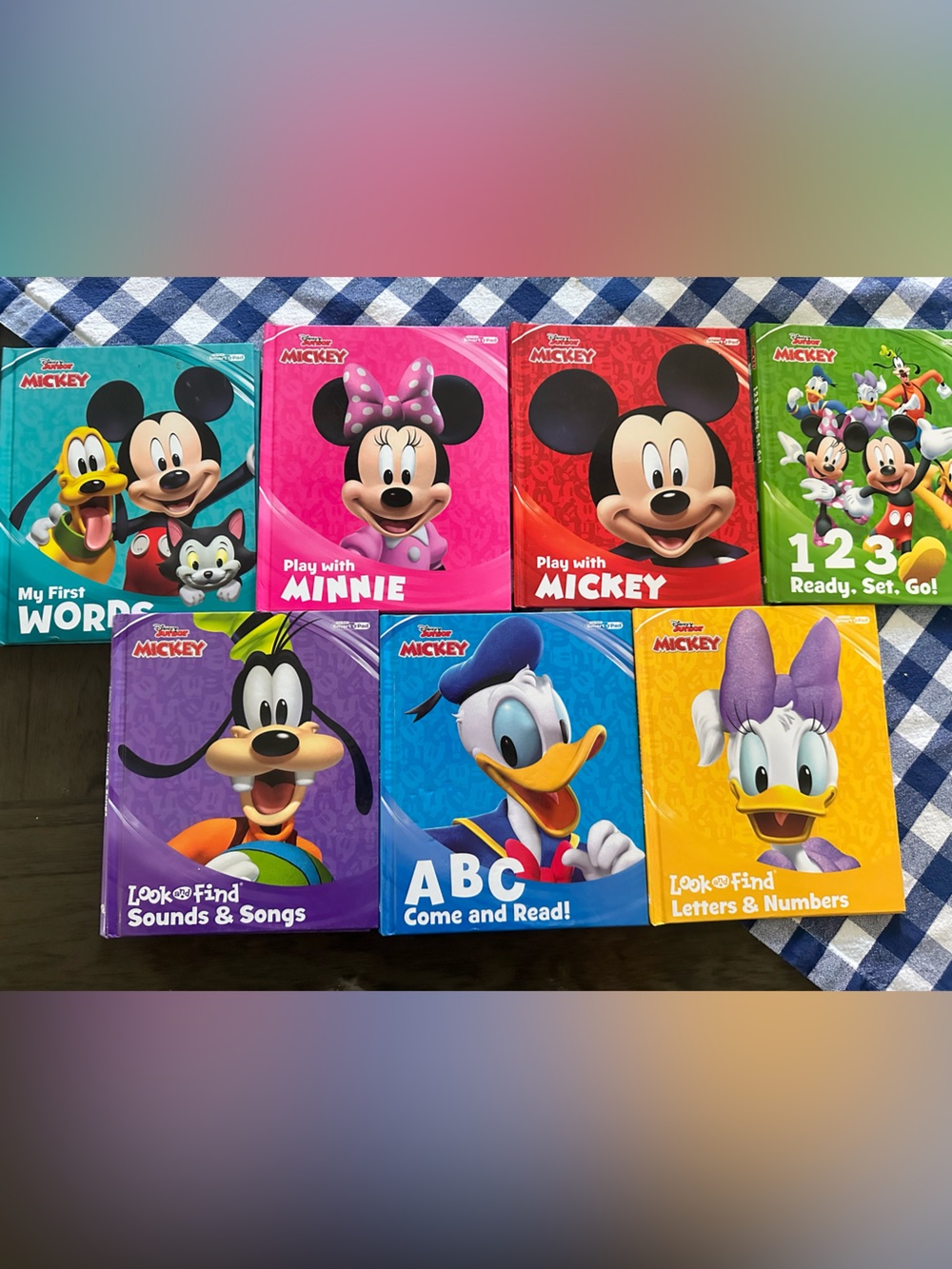 Disney Jr. Board Book Set - Colorful Toddler Learning Books